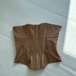 Princess Polly Tan Crop Top